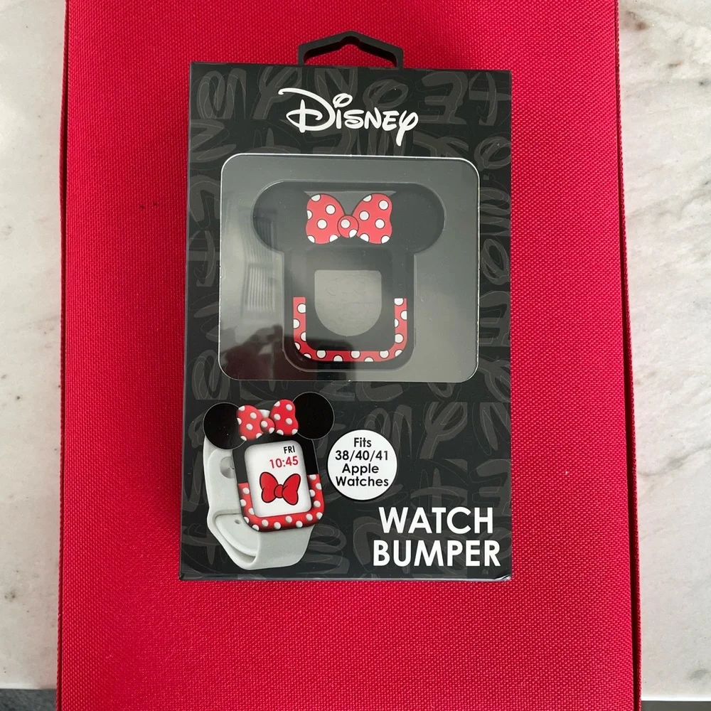 Disney Minnie Mouse Red and Black Watch Bumper for Apple Watch 38/40/41